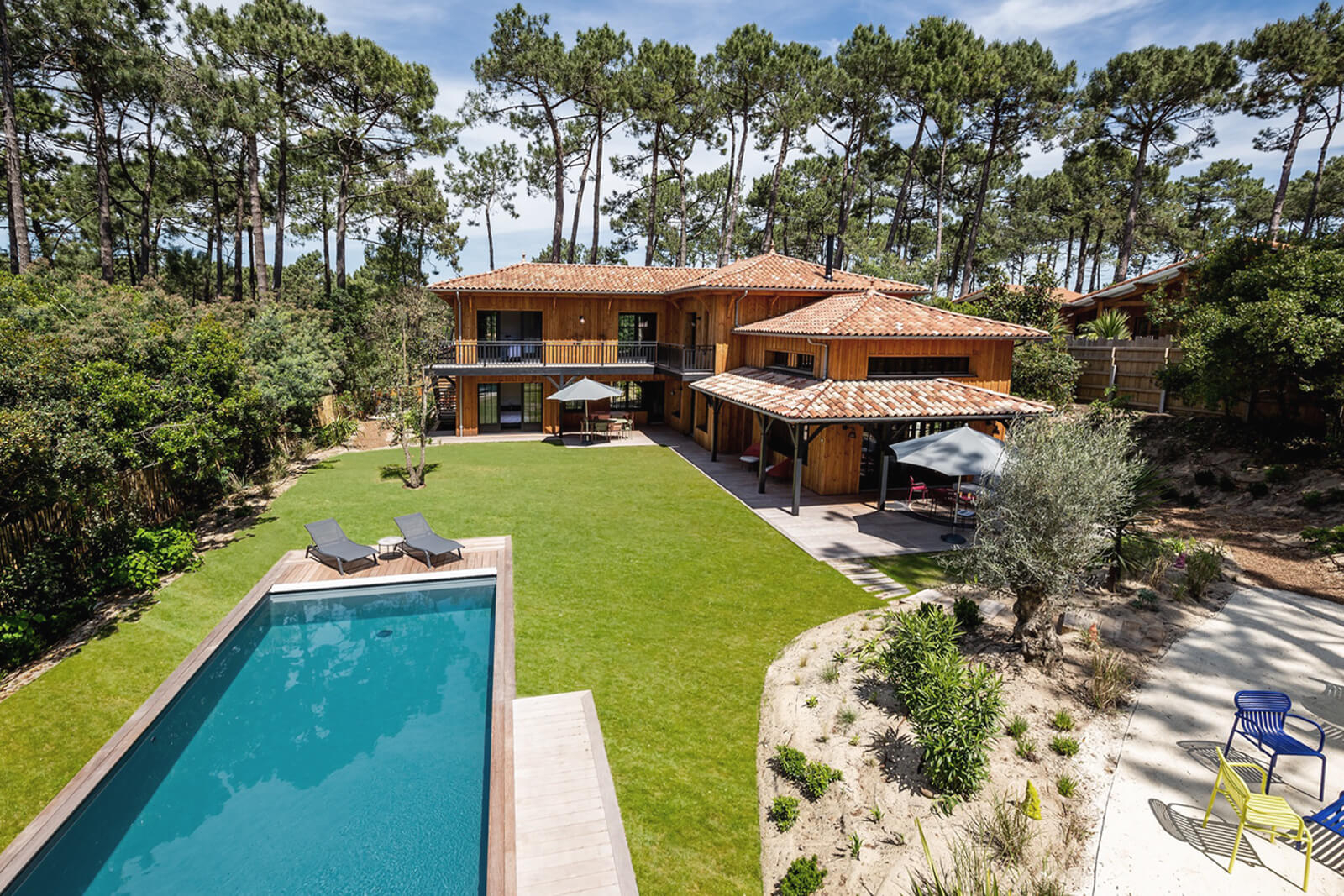 maison en bois avec piscine Cap Ferret maison en bois avec piscine Cap Ferret
