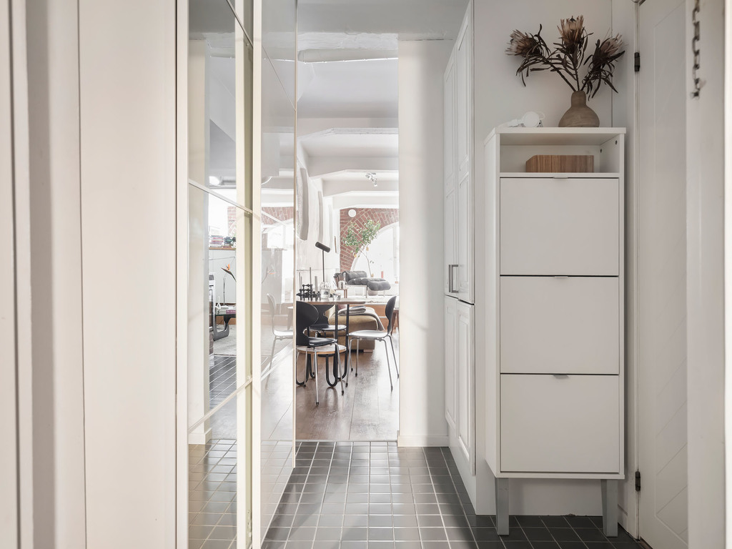 entrée appartement 45m2 décoration scandinave