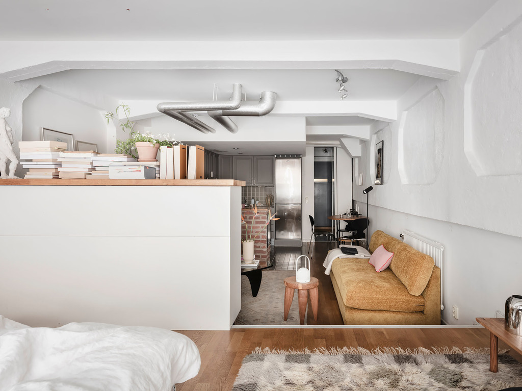 chambre appartement 45m2 décoration scandinave