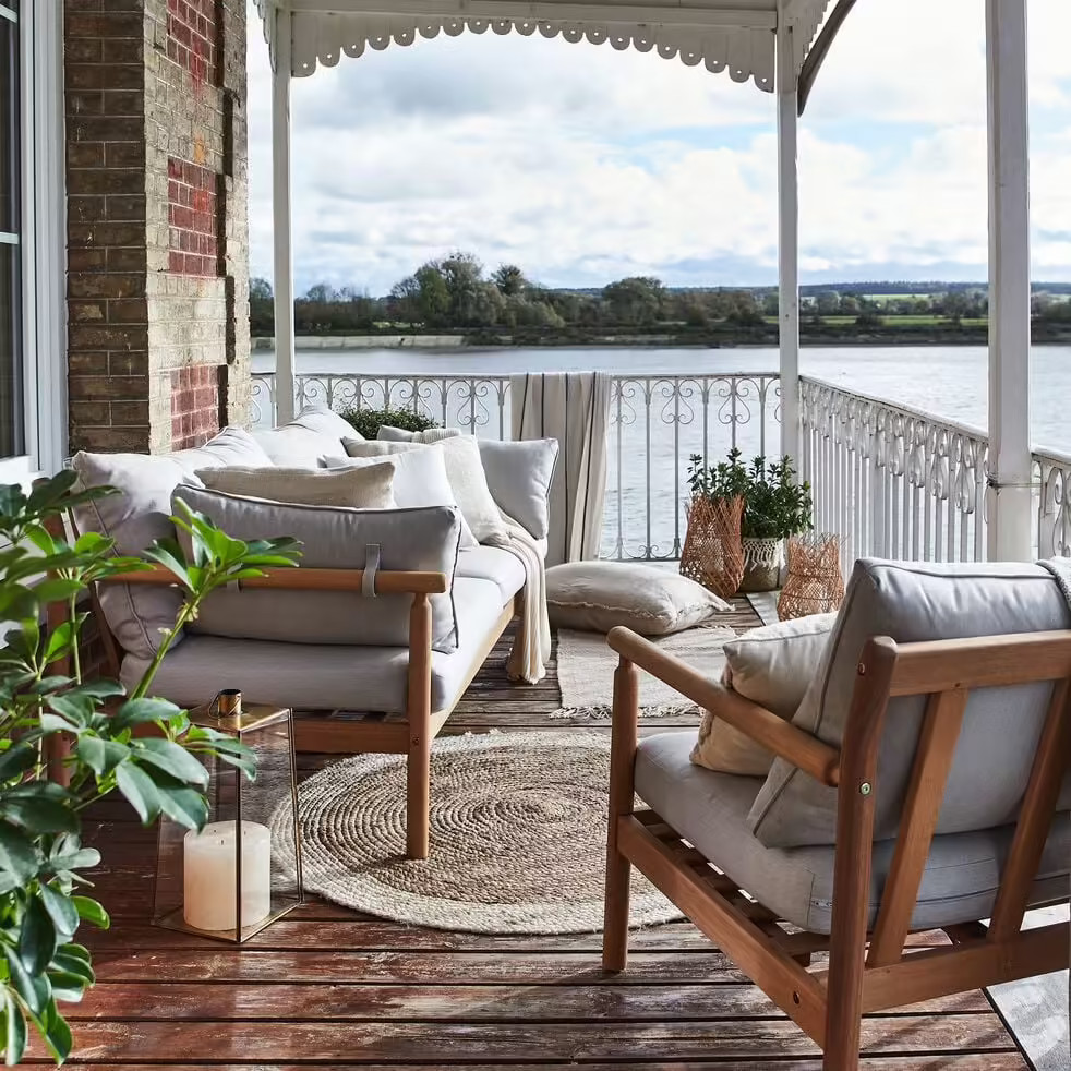 terrasse avec varangue