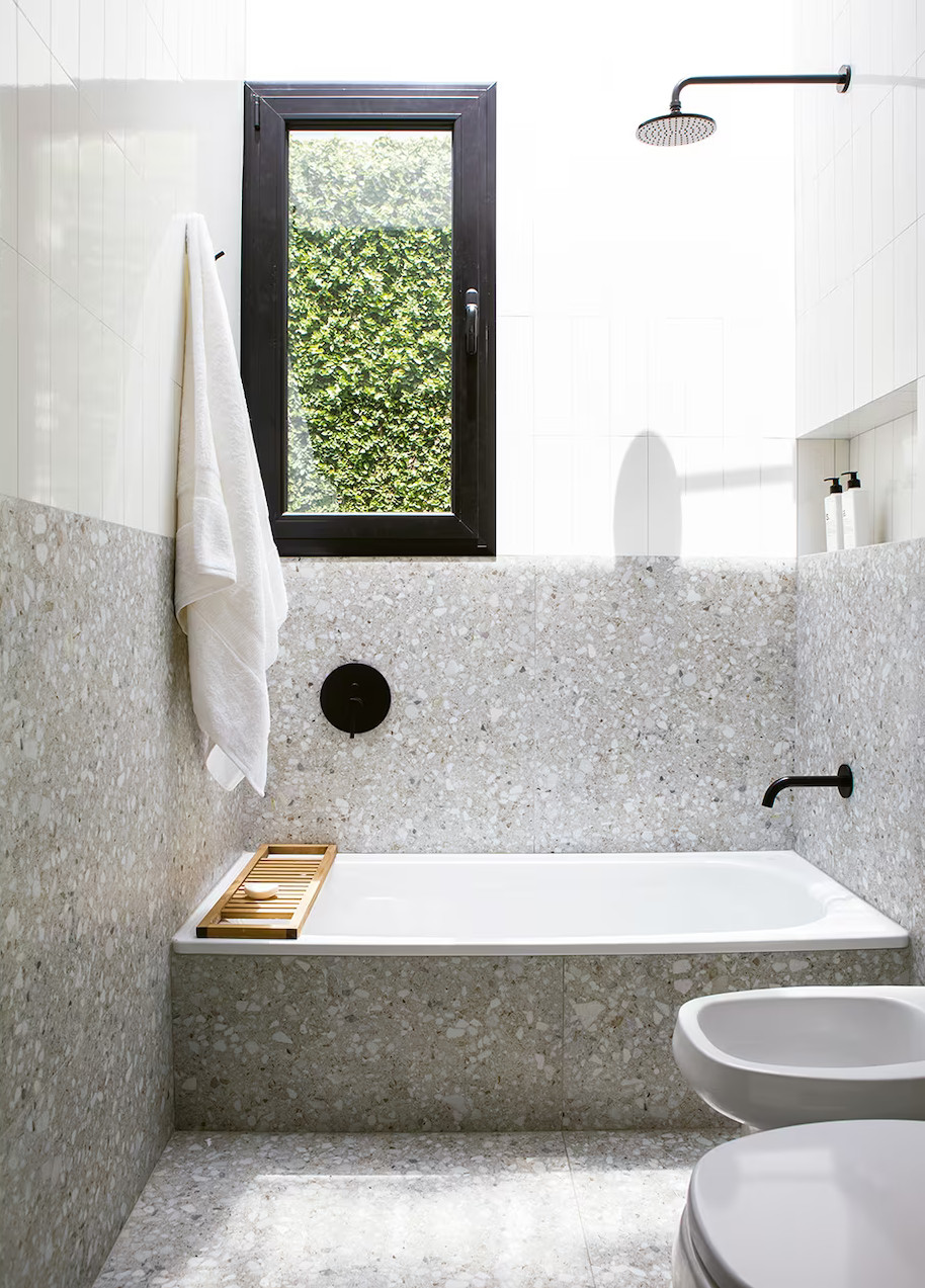 salle de bain terrazzo gris salle de bain terrazzo gris