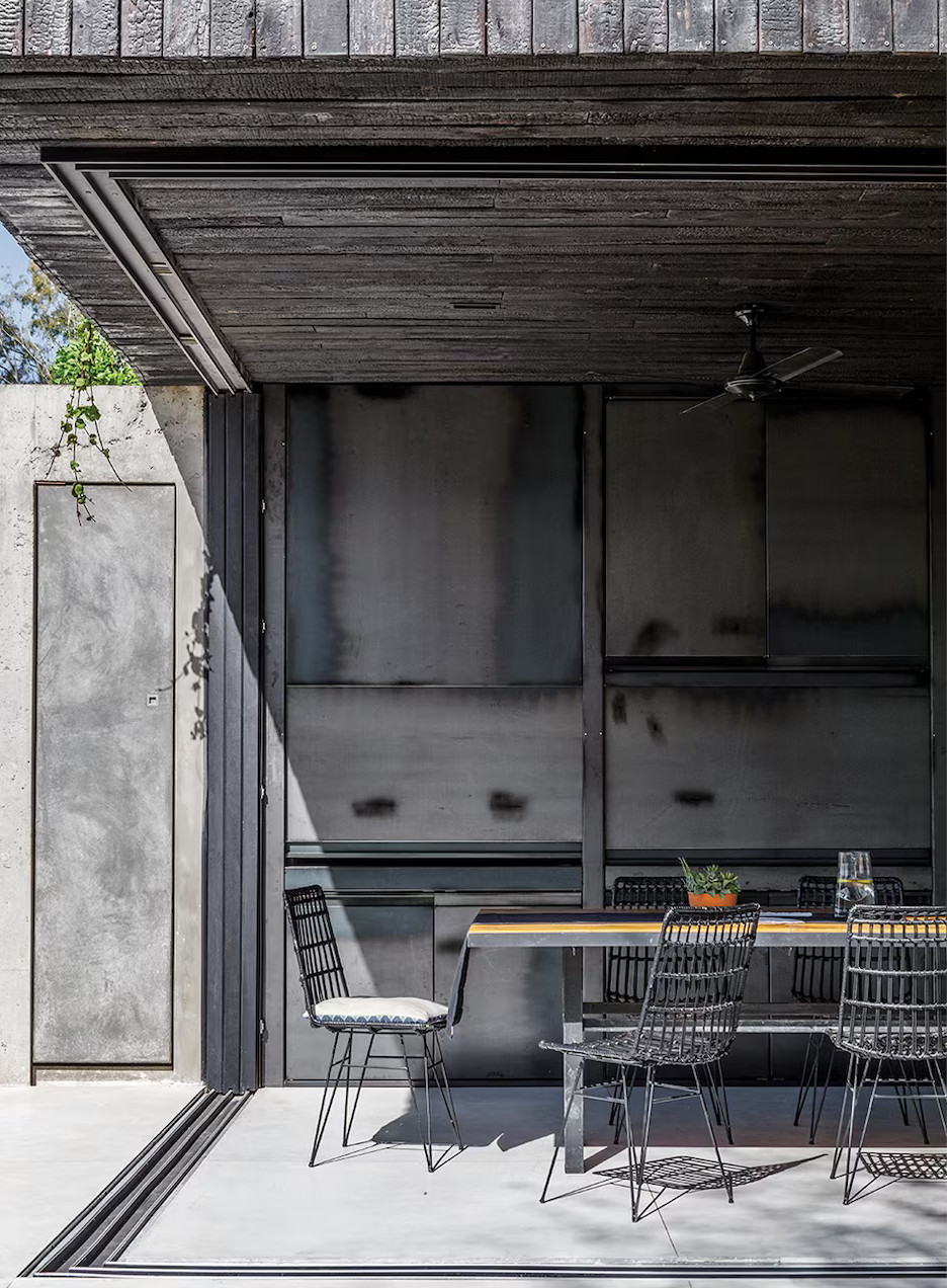 terrasse avec cuisine d terrasse avec cuisine d'été maison architecte