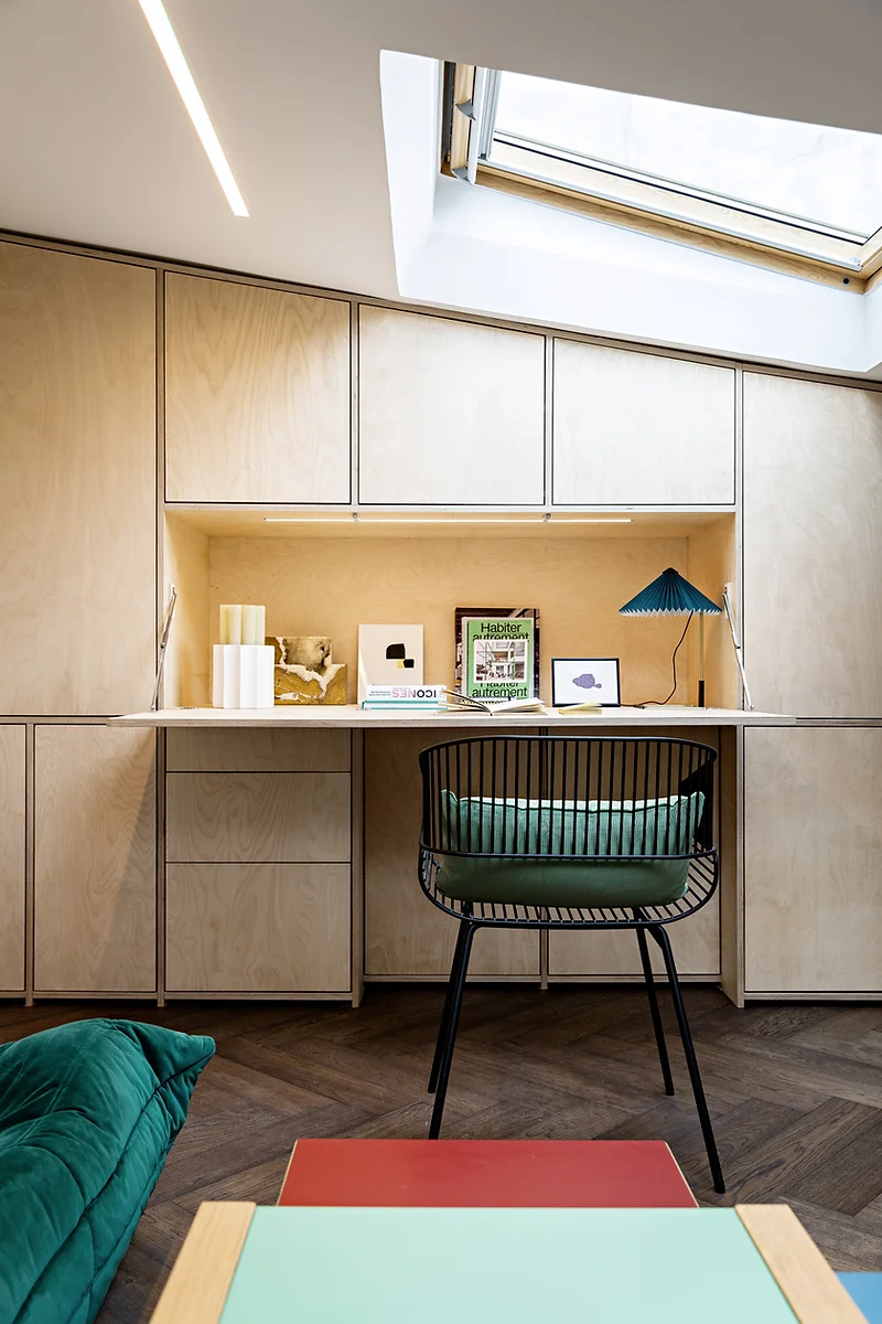 bureau mansardé décoration design