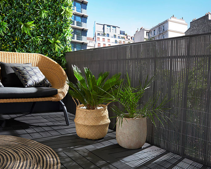 balcon aménagé avec mur végétal balcon aménagé avec mur végétal