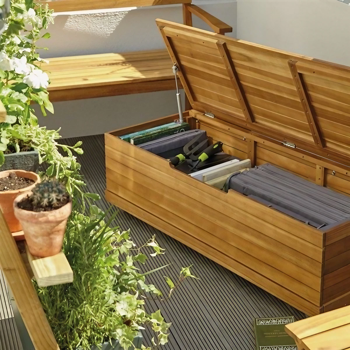 coffre rangement en bois coffre rangement en bois
