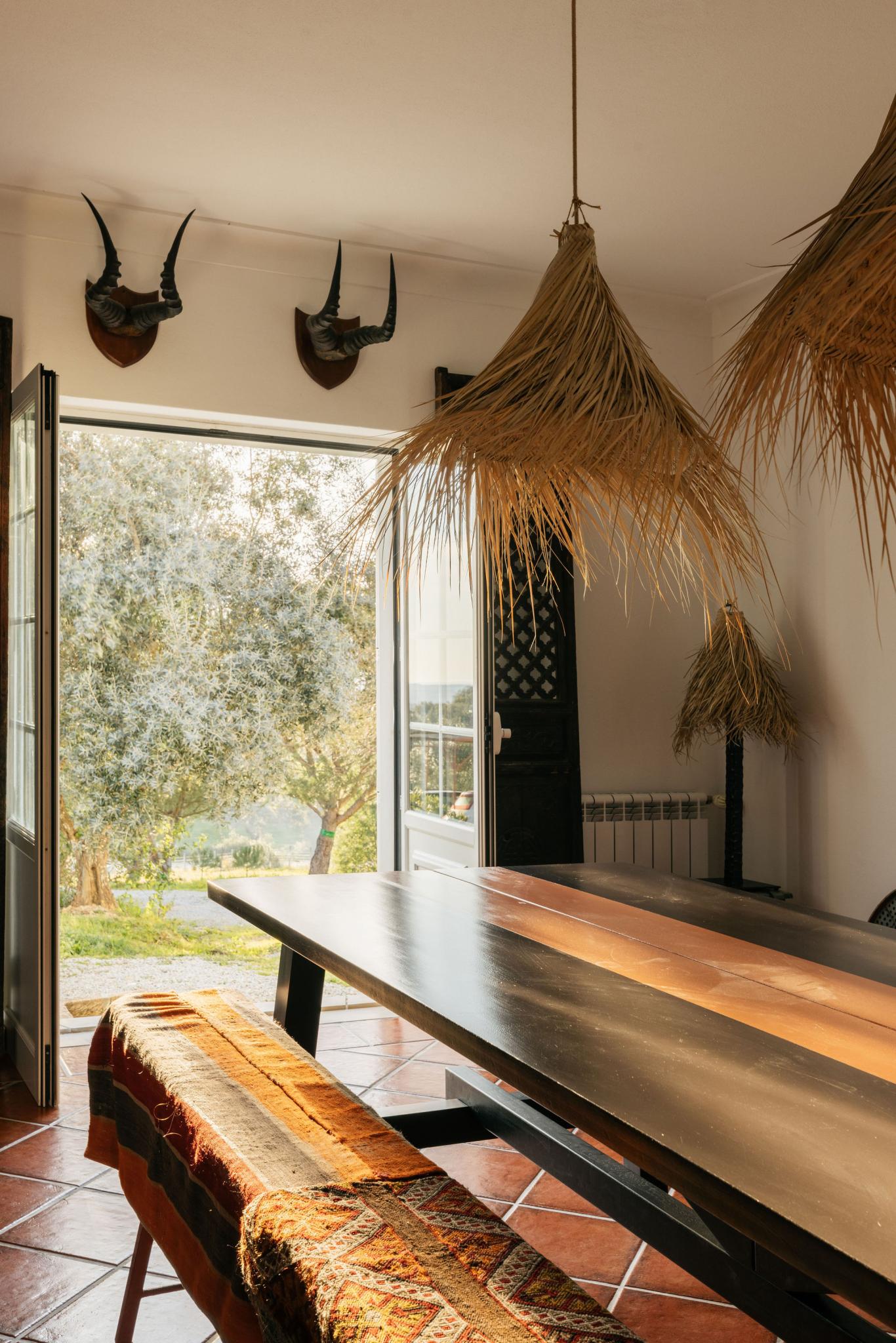 salle à manger décoration campagne chic