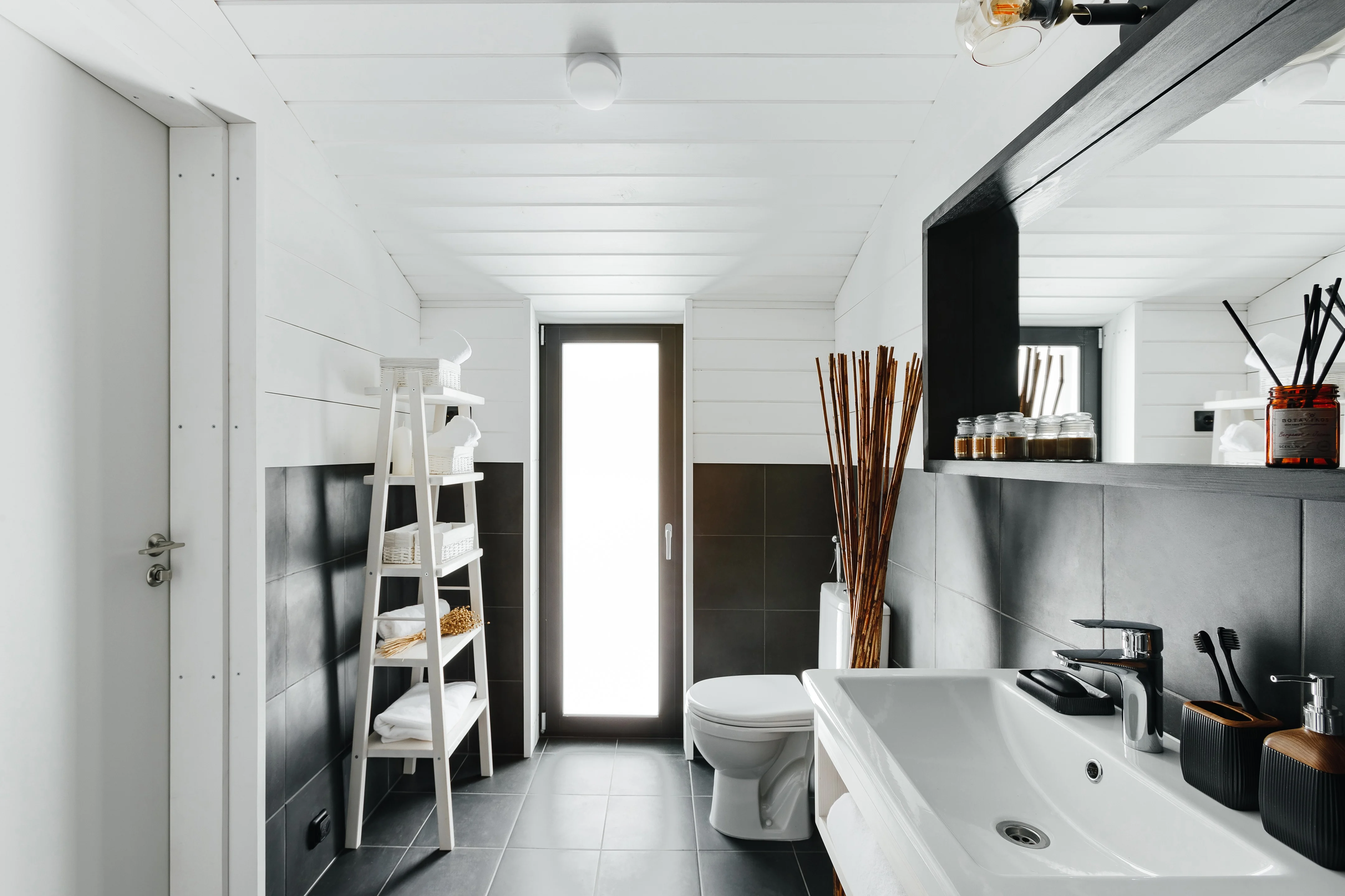 salle de bain design noire et blanche salle de bain design noire et blanche