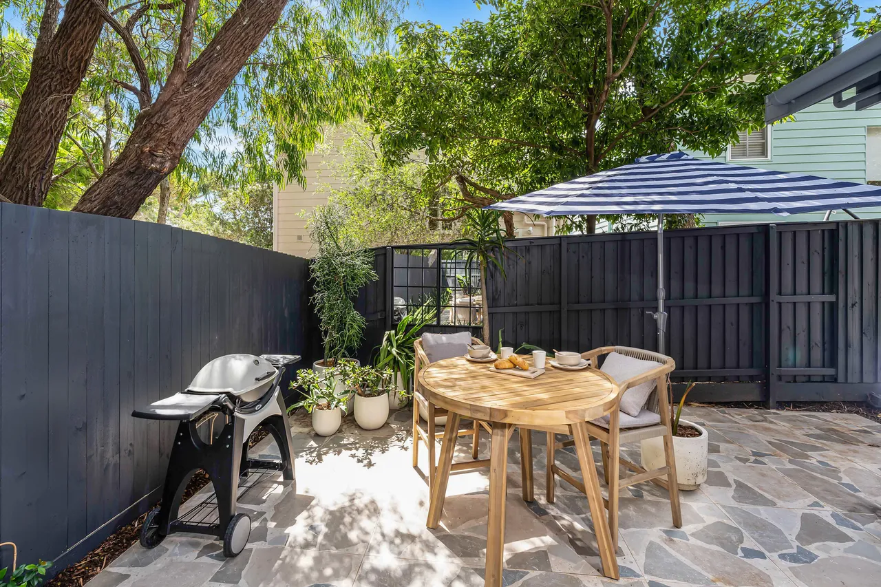 terrasse pavée