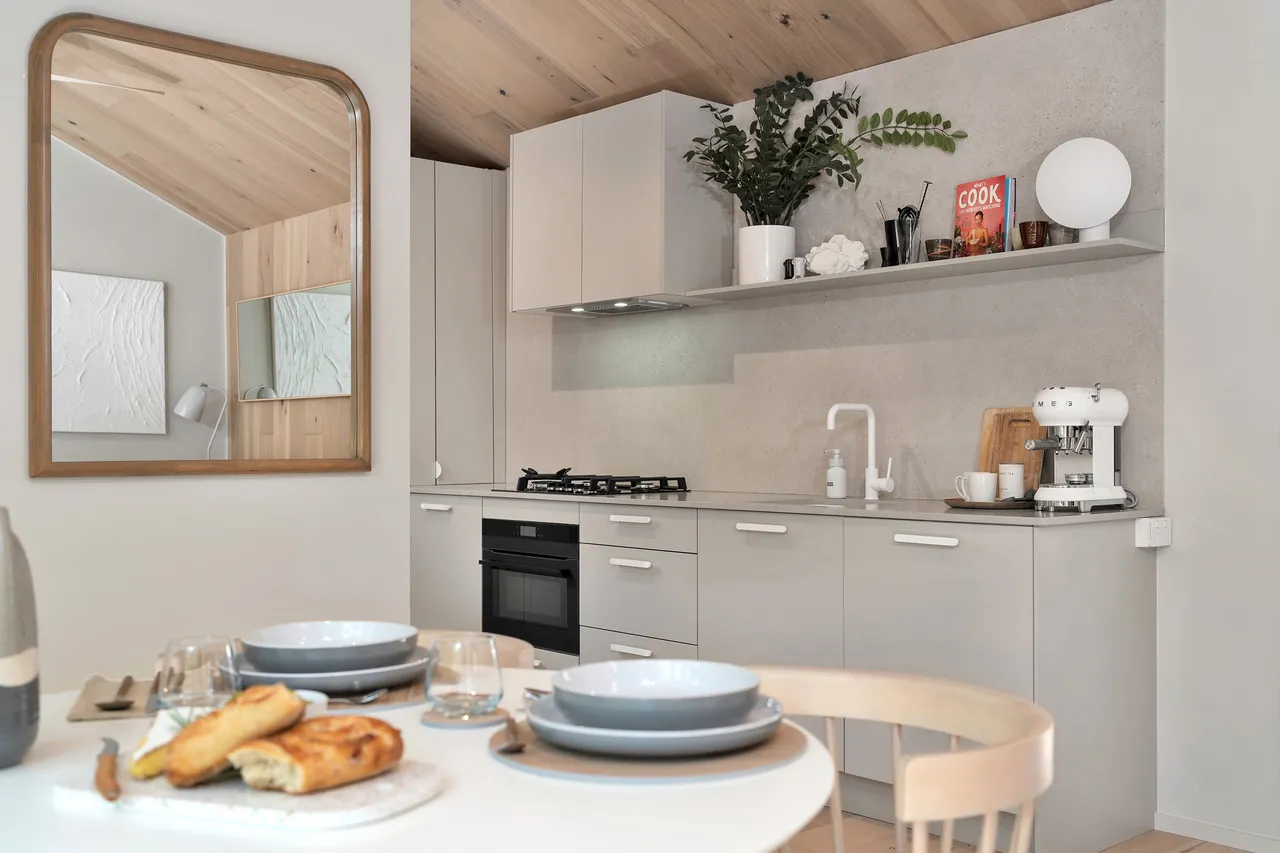 cuisine mini maison loft 35m2