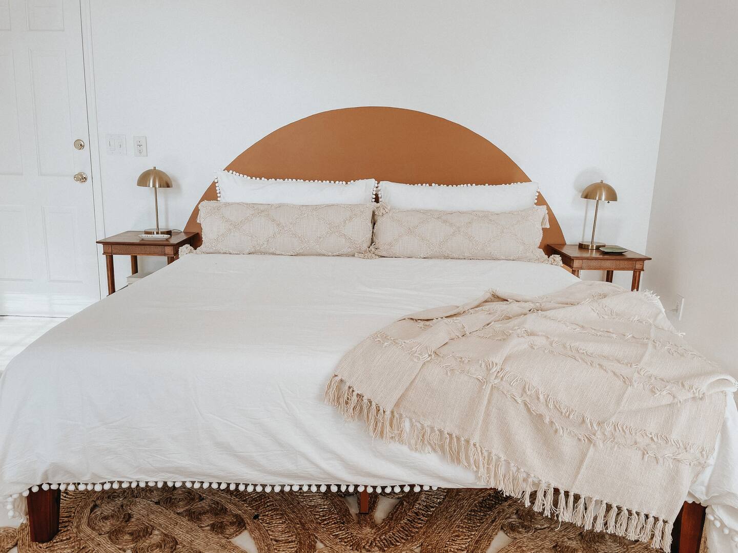 chambre décoration naturelle et bohème