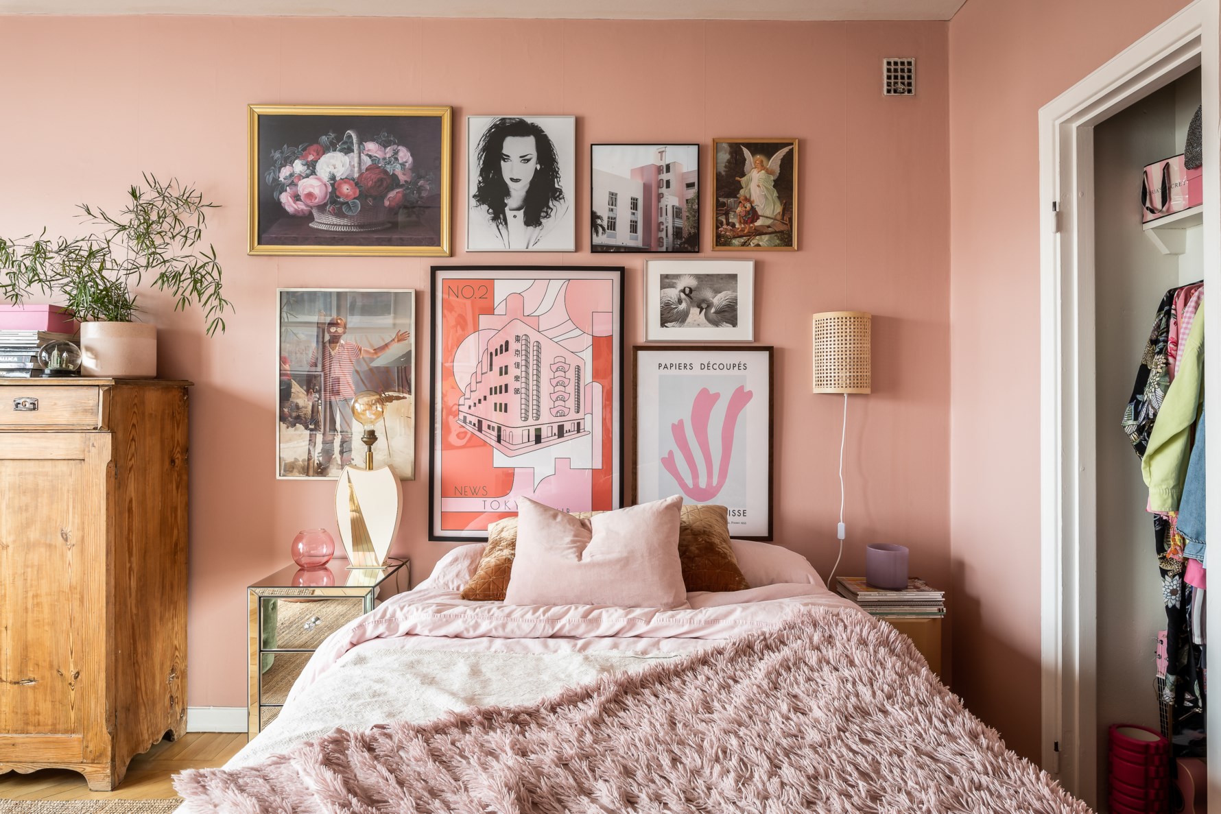 chambre studio 35m2 décoration vintage rose chambre studio 35m2 décoration vintage rose