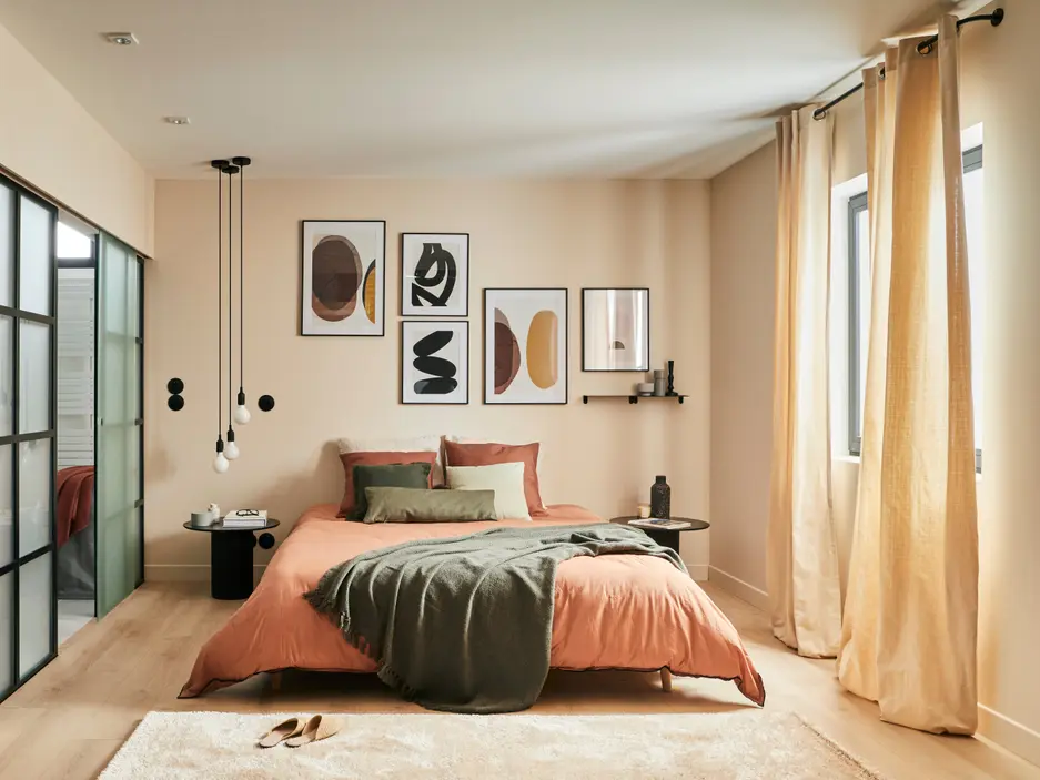 chambre terracotta