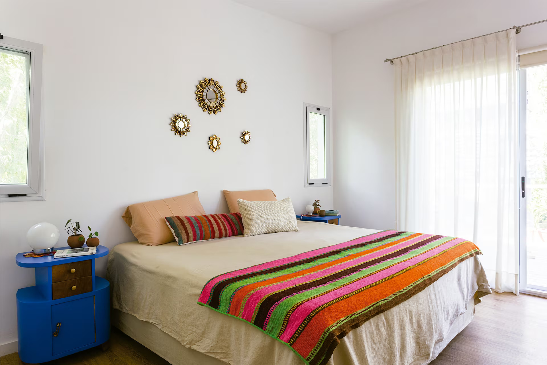 chambre décoration colorée