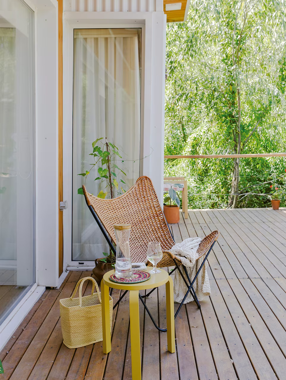 terrasse bois maison contemporaine