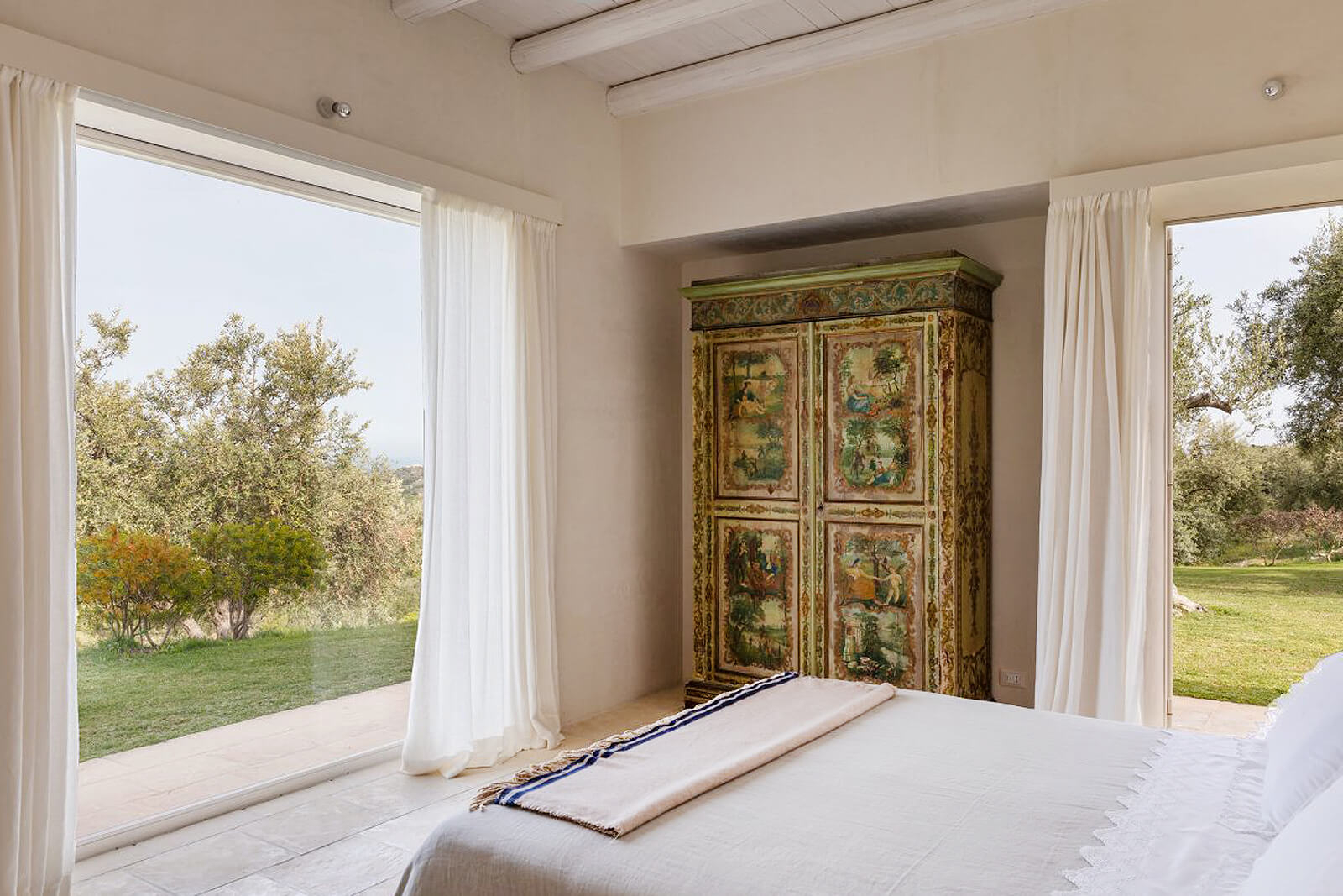 chambre avec poutres blanches maison contemporaine chambre avec poutres blanches maison contemporaine