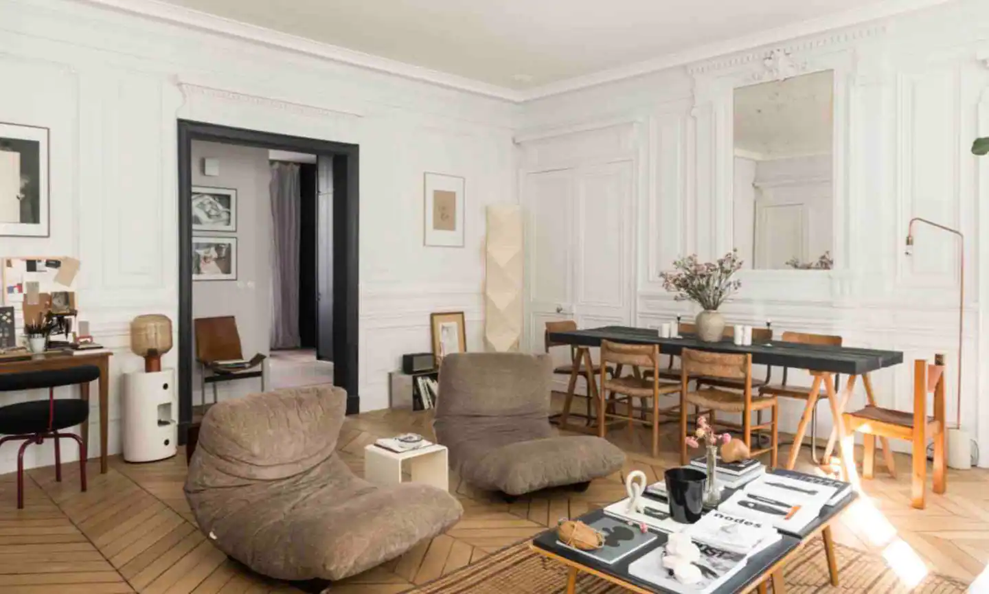 salon décoration design appartement haussmannien Paris salon décoration design appartement haussmannien Paris