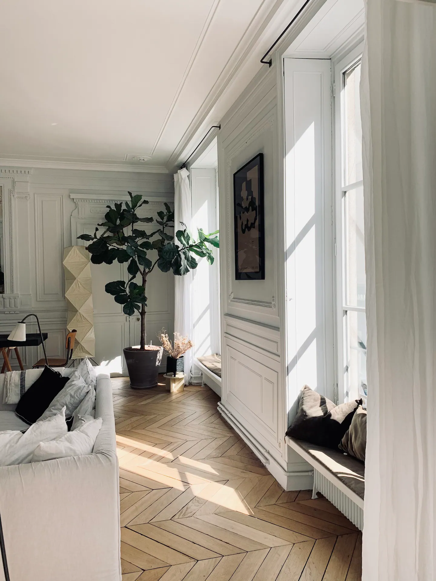 salon décoration design appartement haussmannien Paris salon décoration design appartement haussmannien Paris