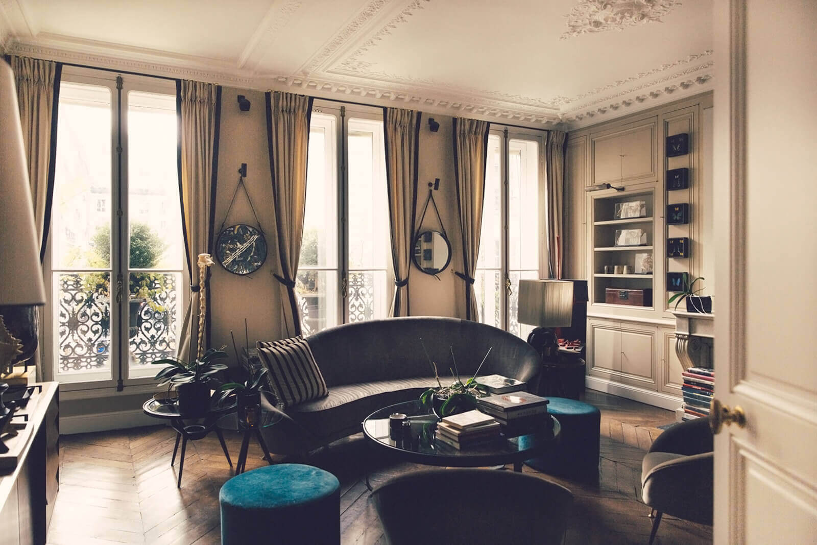 salon appartement Paris décoration contemporaine salon appartement Paris décoration contemporaine