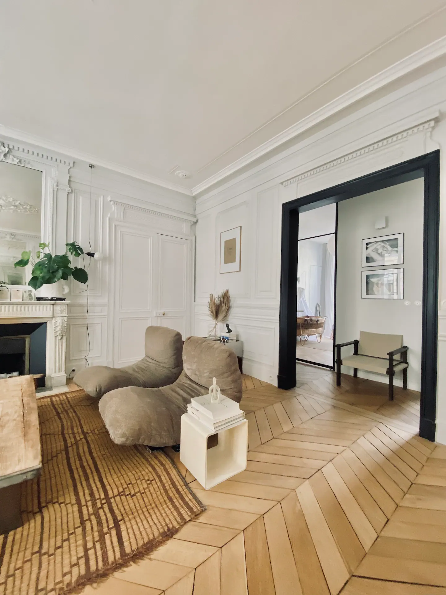 salon décoration design appartement haussmannien Paris salon décoration design appartement haussmannien Paris