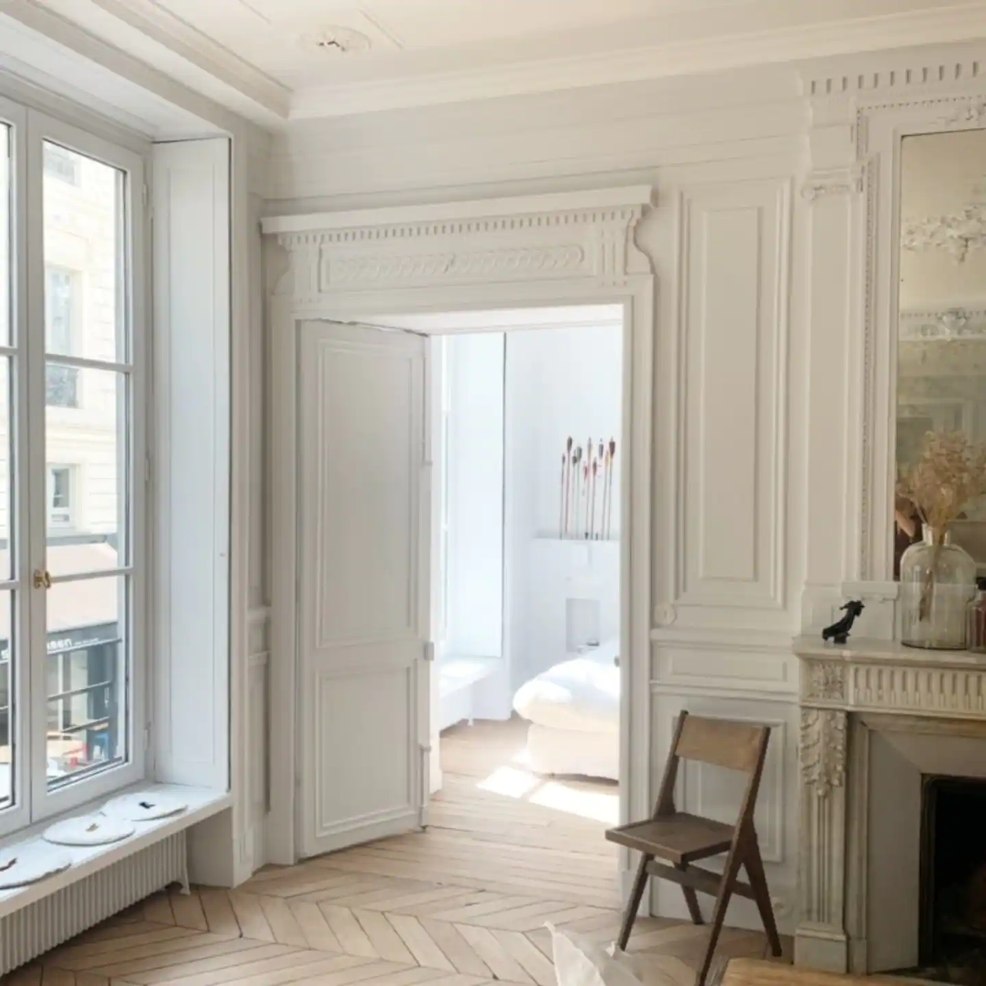 salon décoration design appartement haussmannien Paris salon décoration design appartement haussmannien Paris