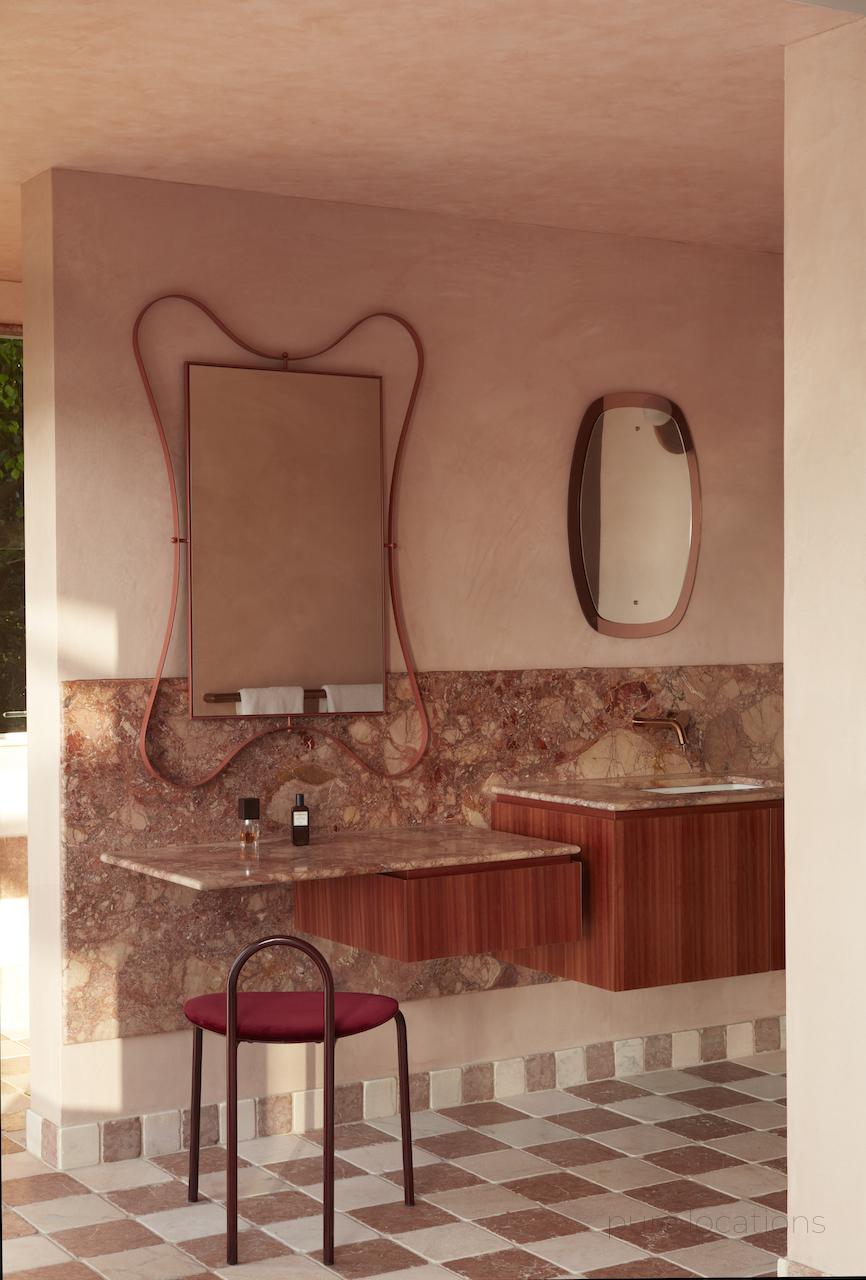 salle de bain terracotta et marbre salle de bain terracotta et marbre