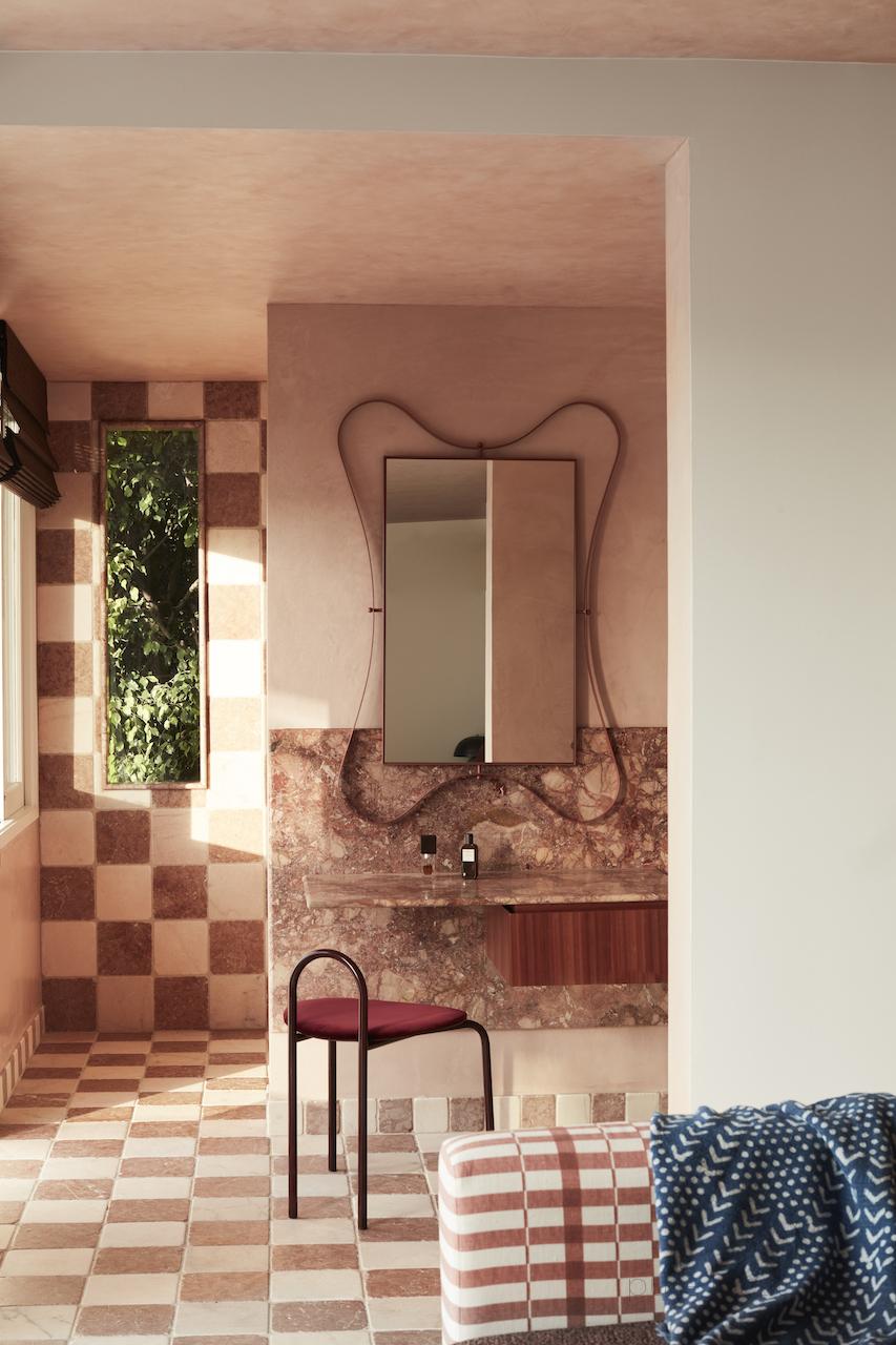 salle de bain terracotta et marbre salle de bain terracotta et marbre