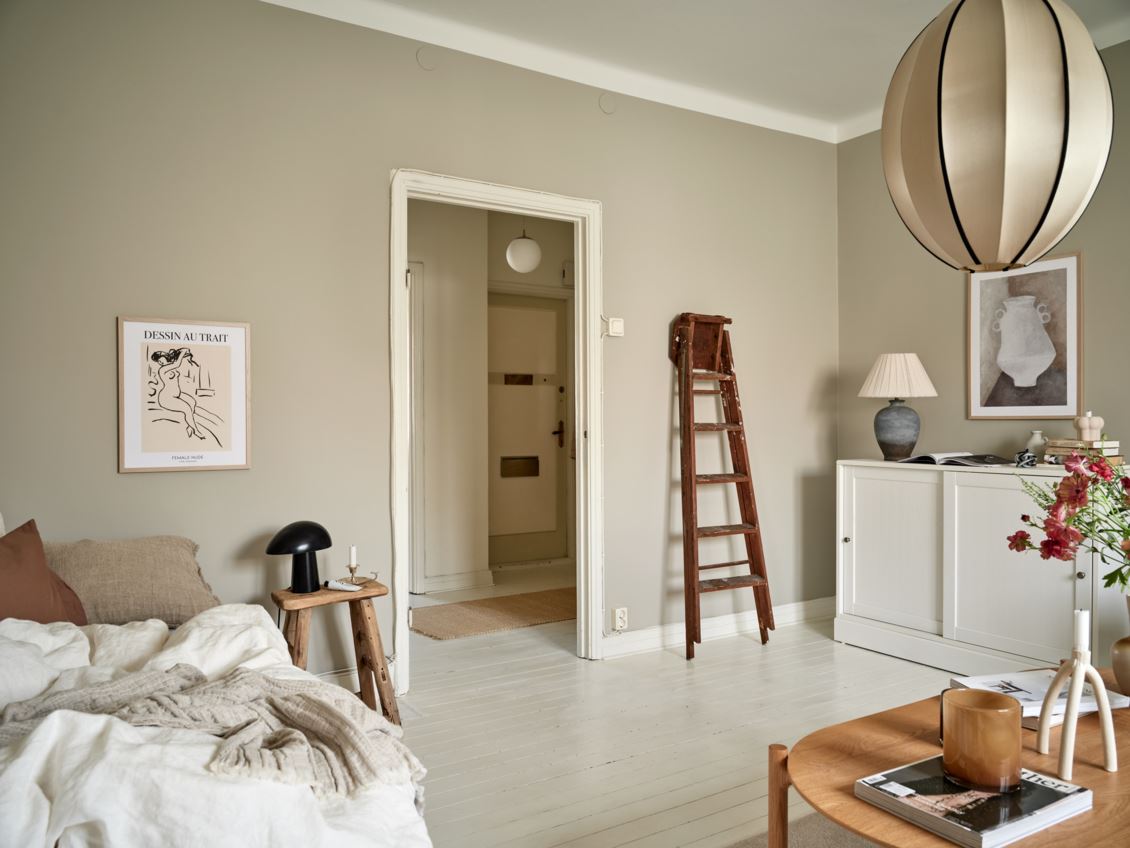 studio 39m2 décoration beige