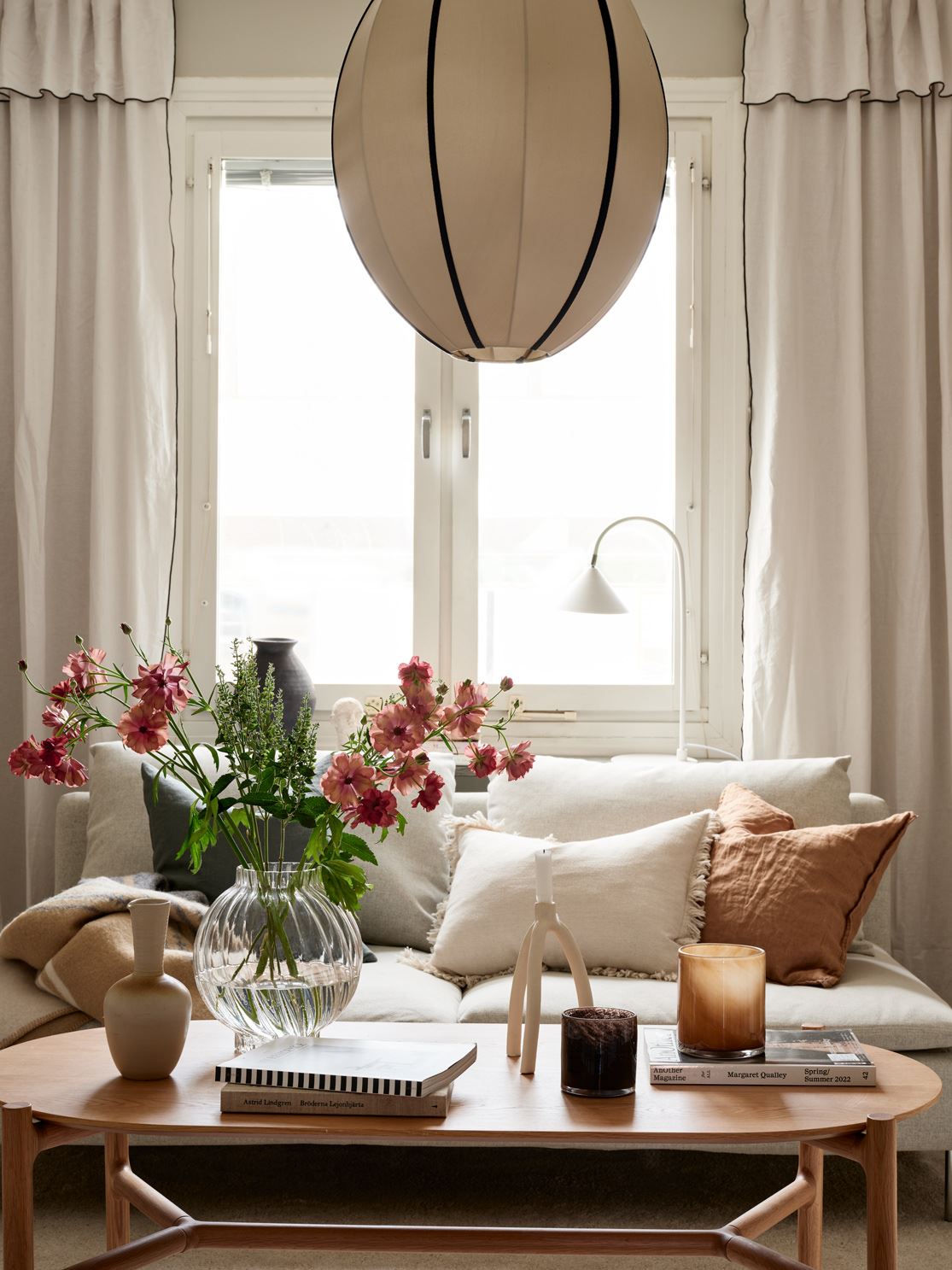 salon décoration beige