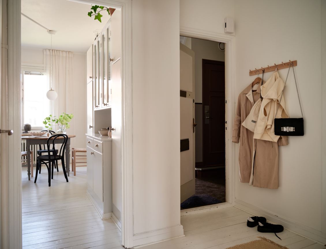 entrée décoration beige