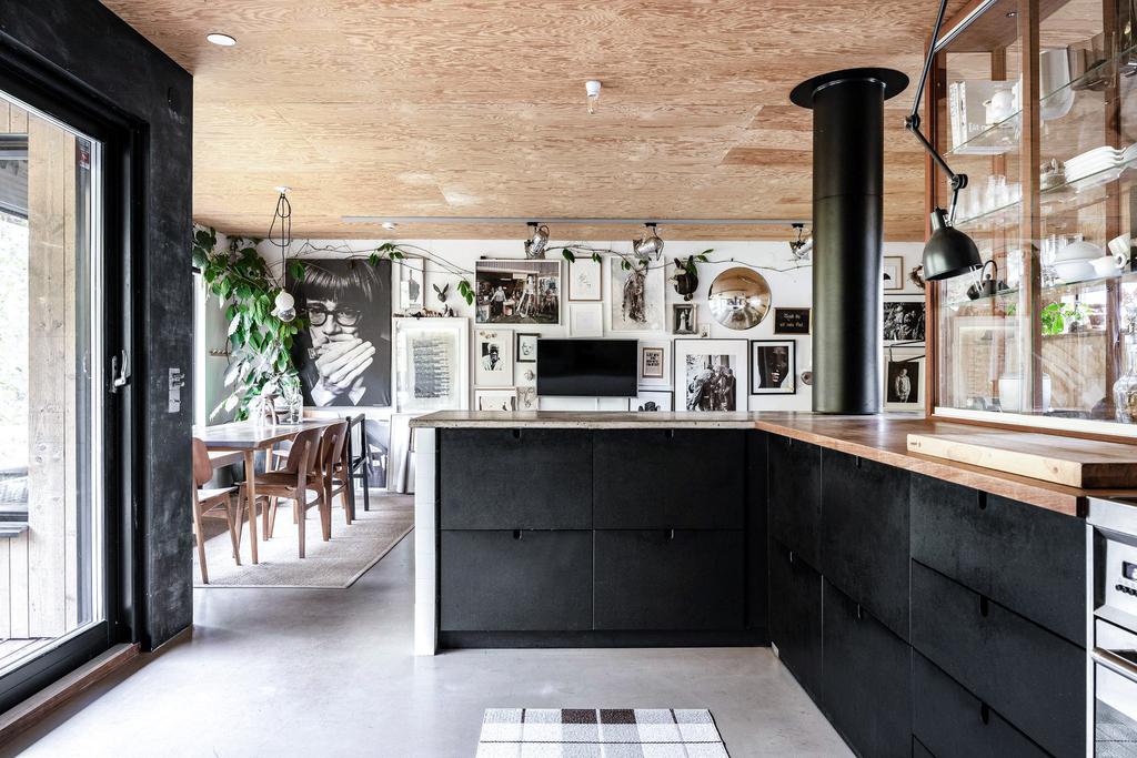 cuisine ouverte noire cuisine ouverte noire