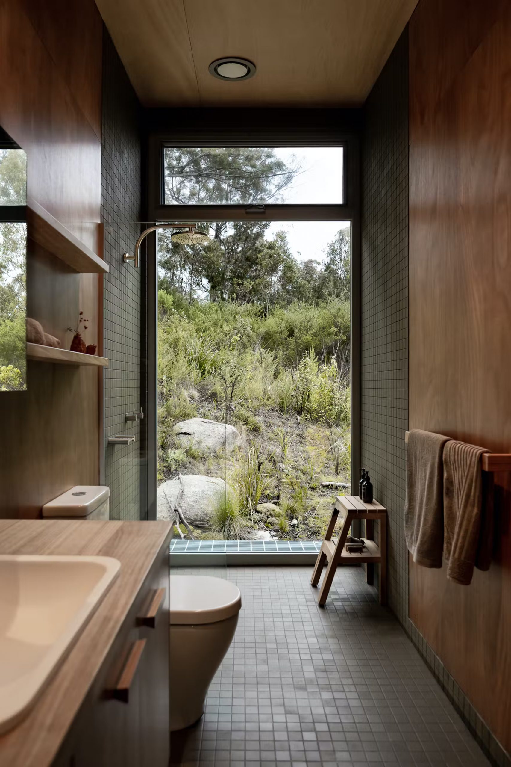 salle de bain design bois