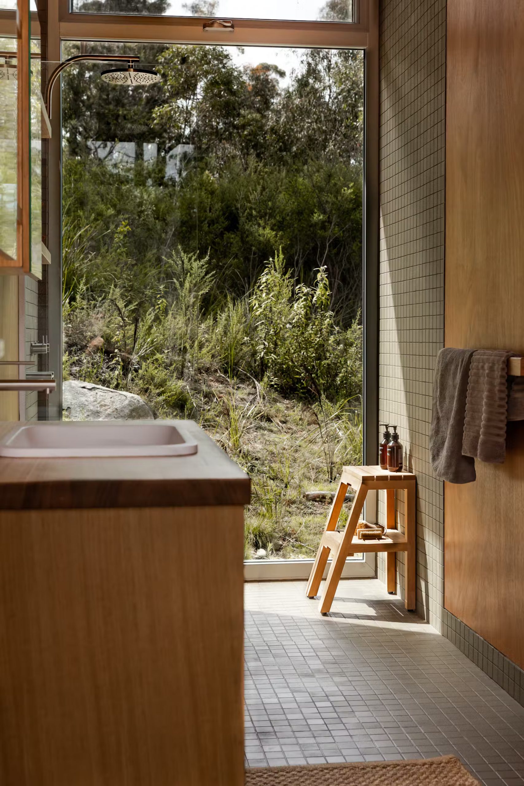 salle de bain design bois