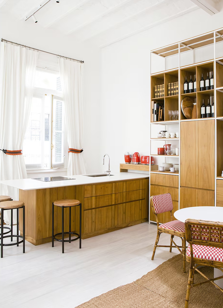 salon et cuisine décoration contemporaine appartement rénové salon et cuisine décoration contemporaine appartement rénové