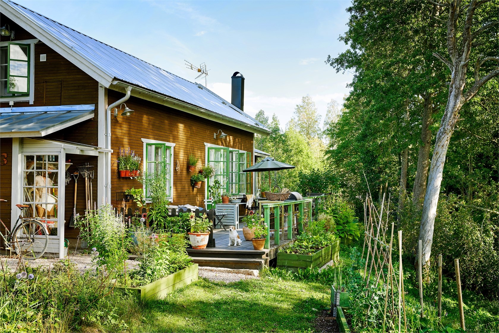 maison rénovée Suède