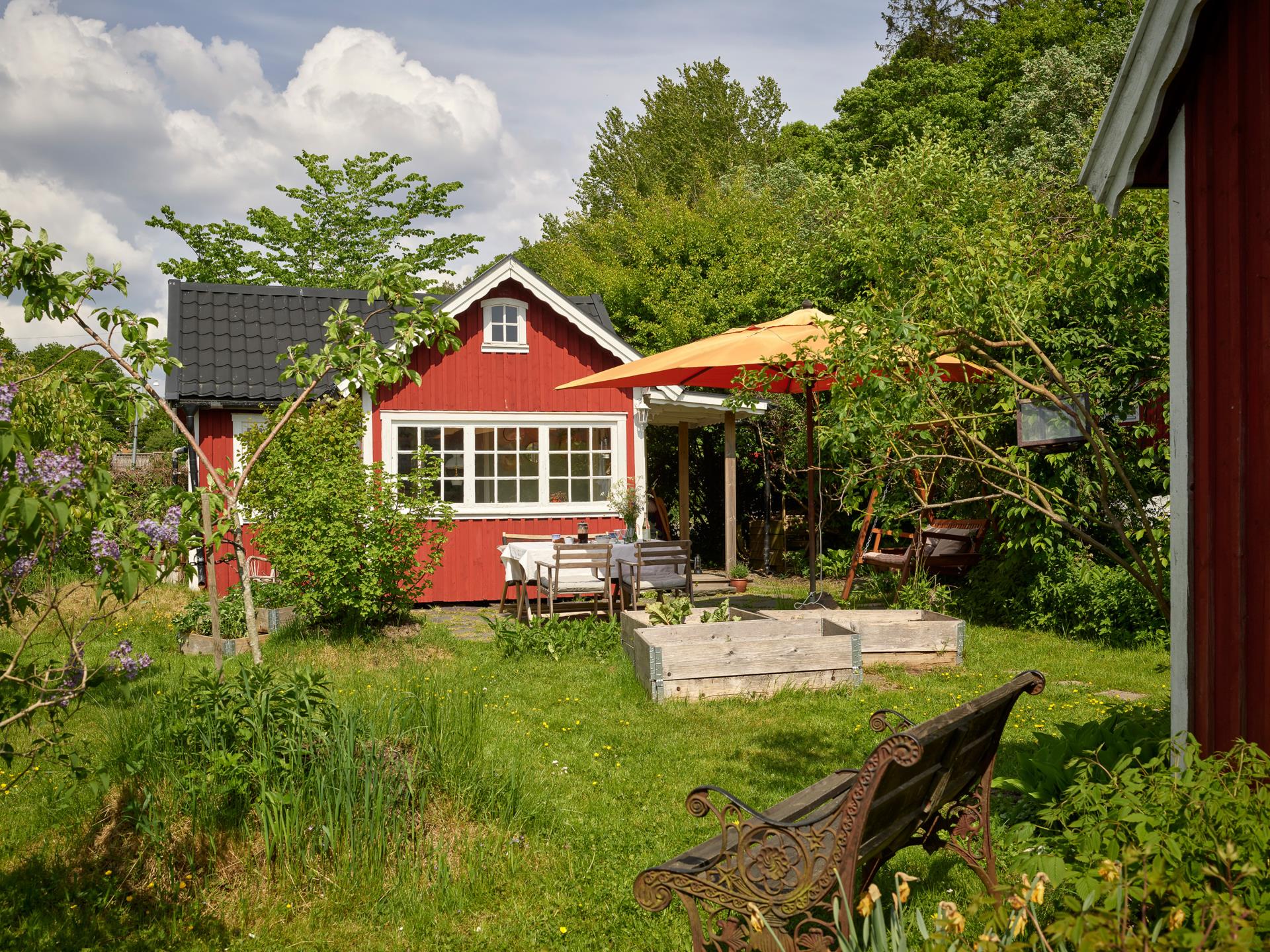 petite maison en bois rouge 19m2 et jardin petite maison en bois rouge 19m2 et jardin