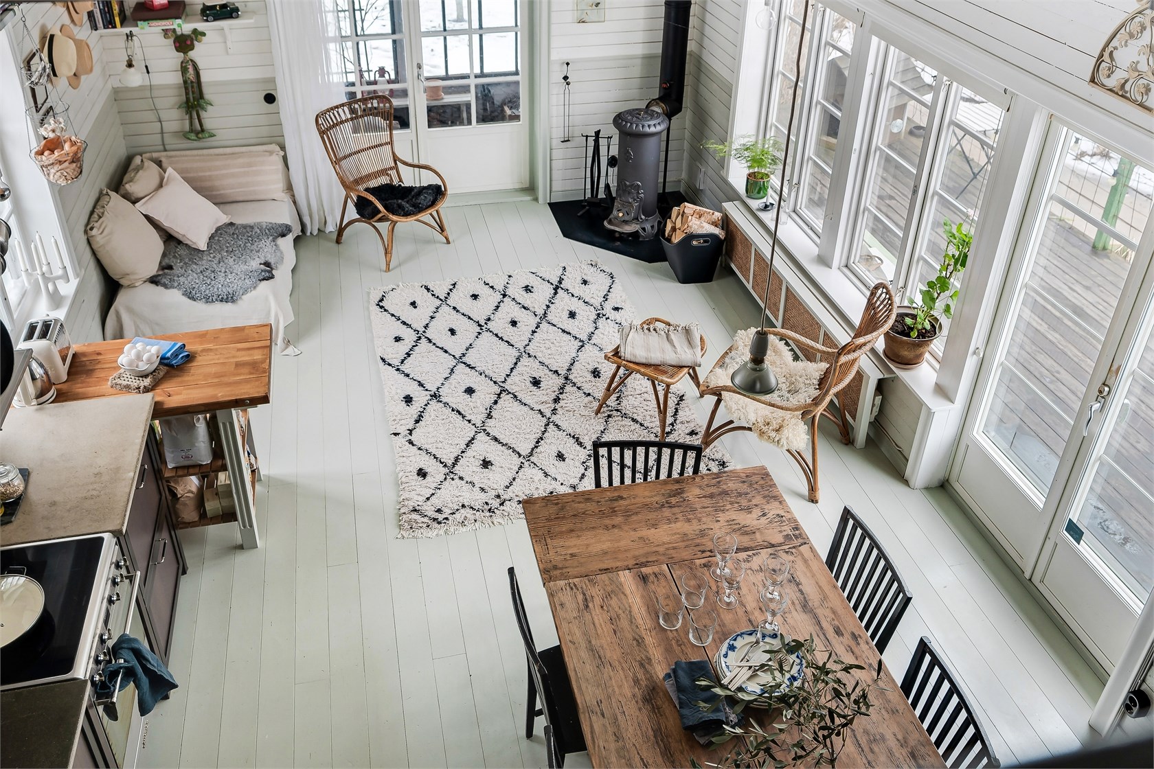 salon décoration scandinave
