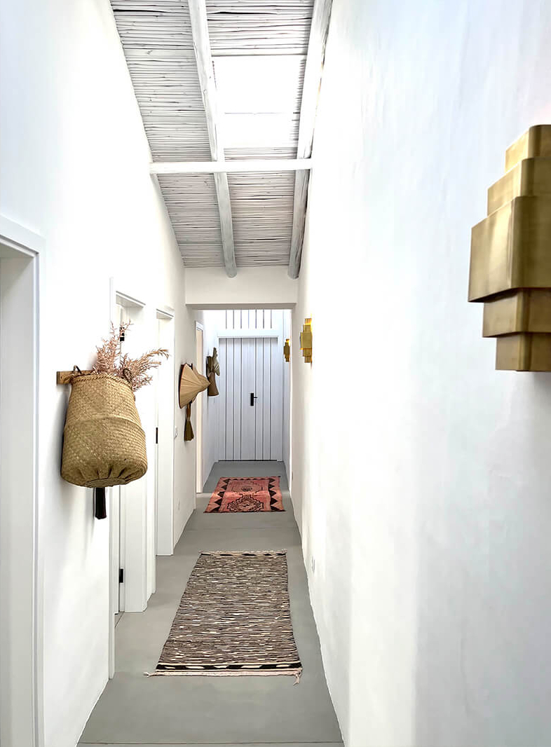 couloir décoration rustique chic