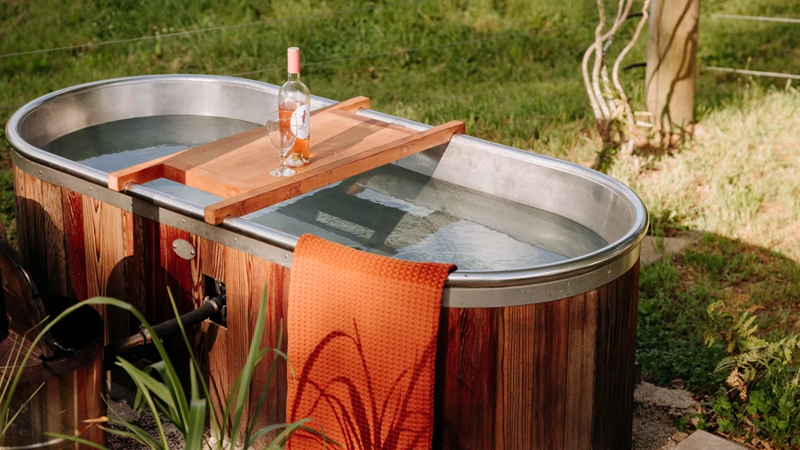 baignoire extérieure en bois baignoire extérieure en bois