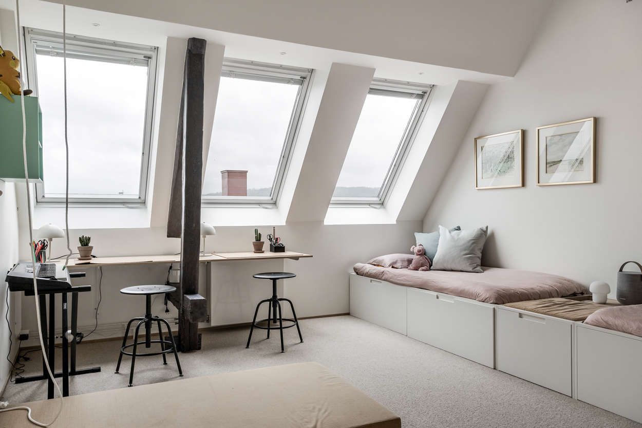 chambre mansardée avec 3 velux chambre mansardée avec 3 velux