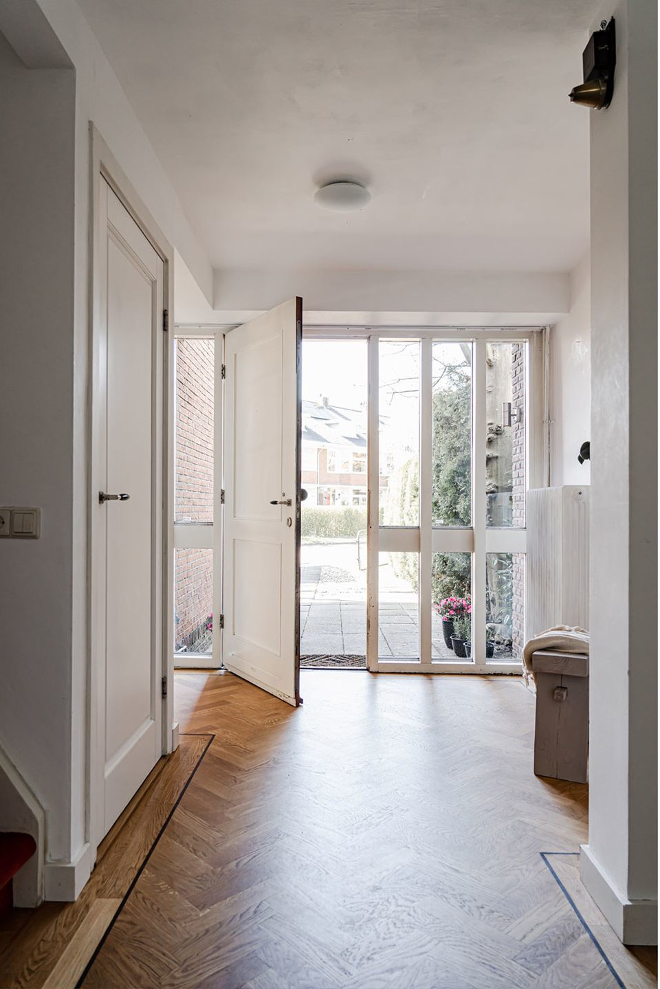 entrée avec porte vitrée entrée avec porte vitrée