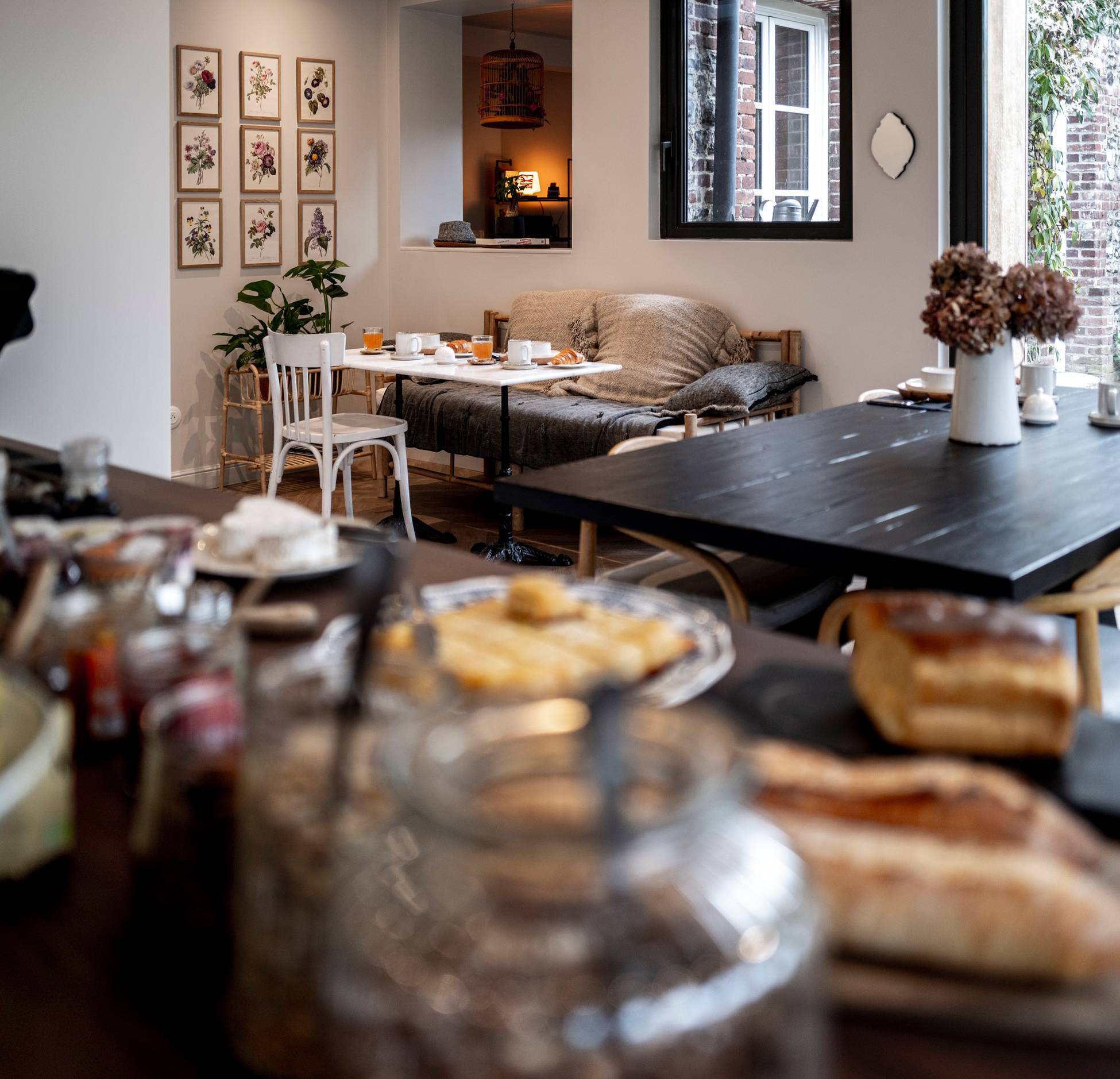 salle à manger maison Normandie décoration campagne chic