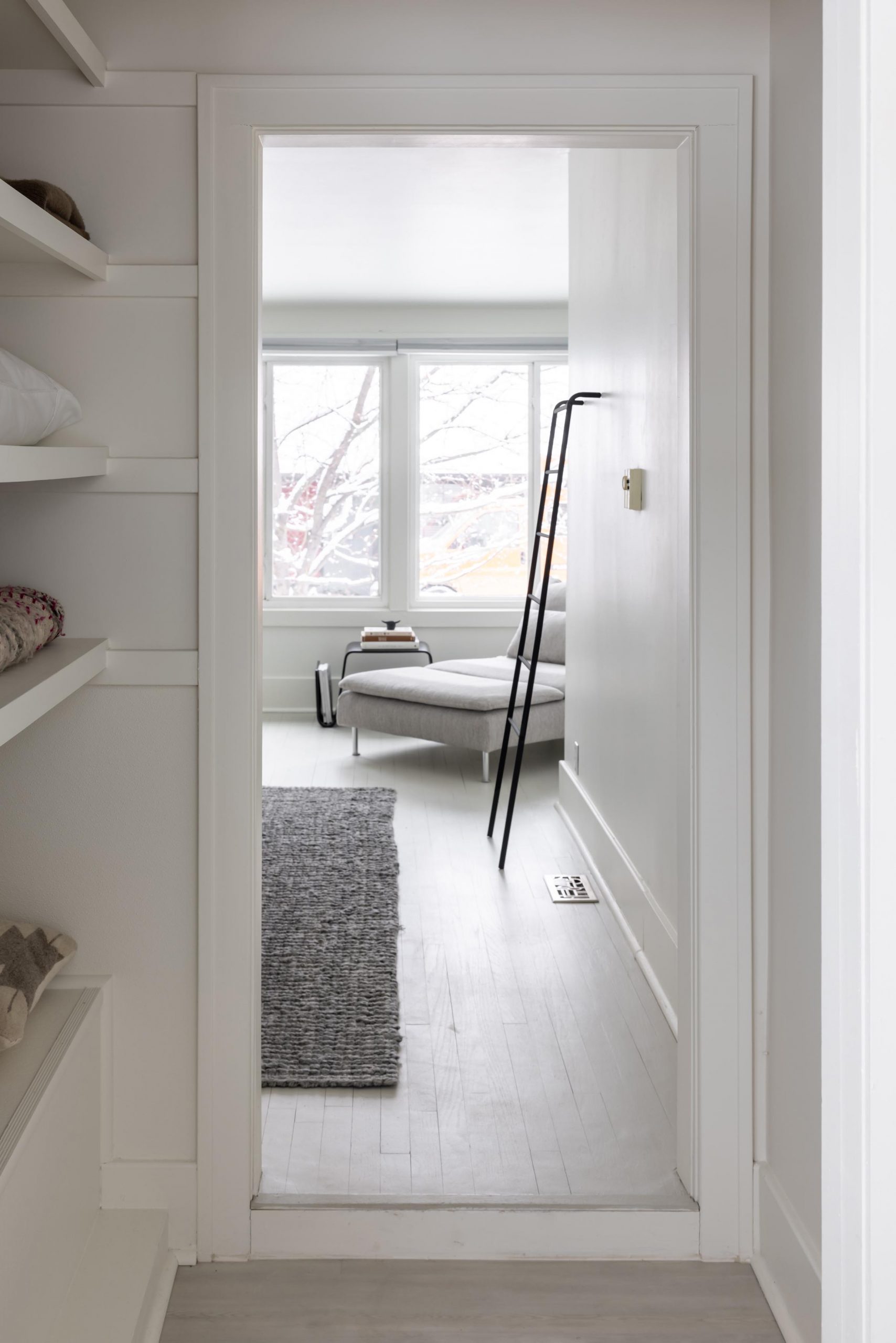 dressing et chambre décoration blanche