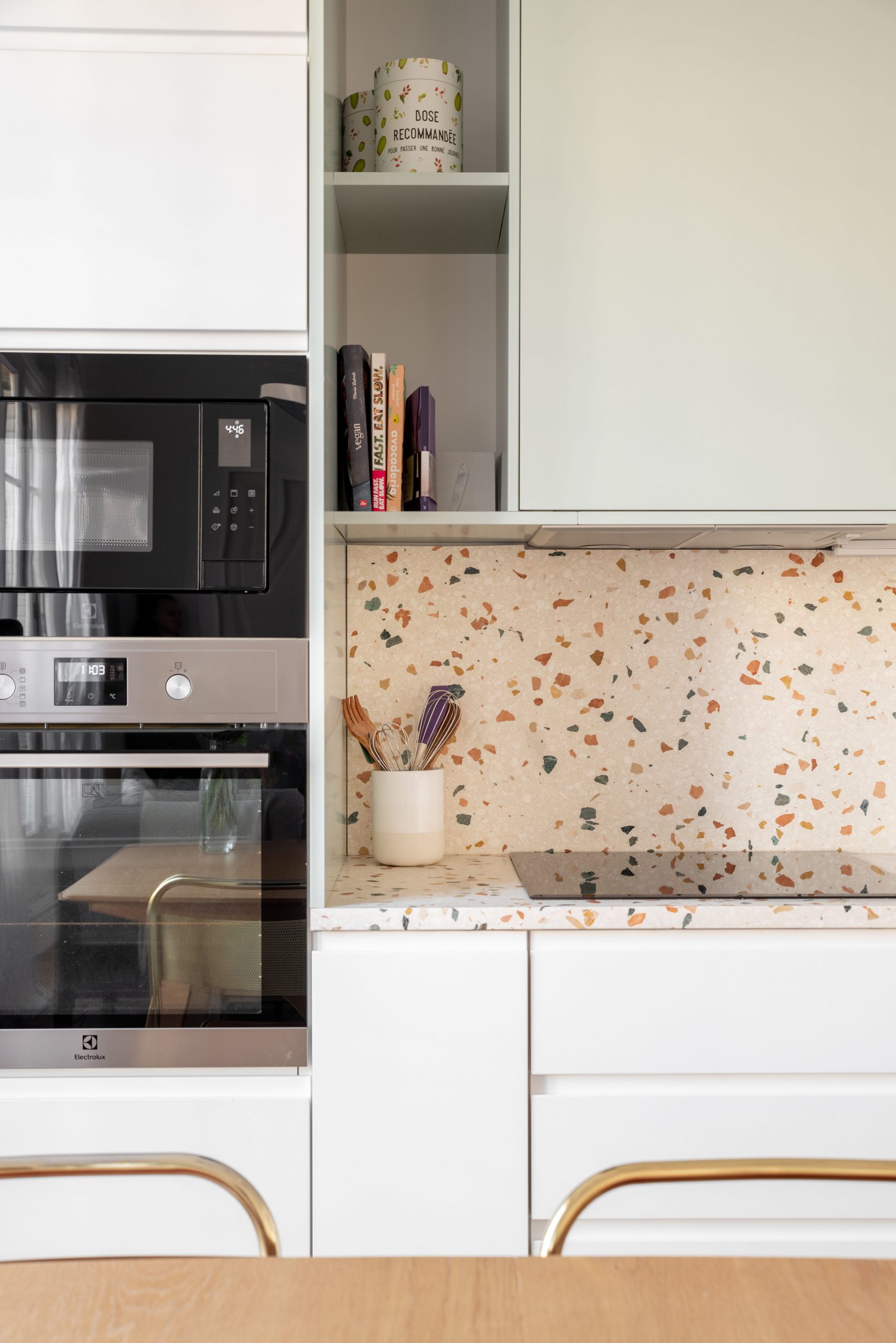 cuisine ouverte décoration contemporaine terrazzo cuisine ouverte décoration contemporaine terrazzo