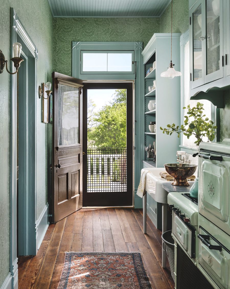 cusine vintage cottage rénové