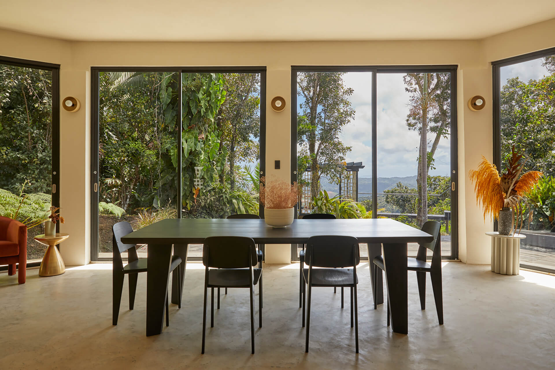 salon design maison contemporaine
