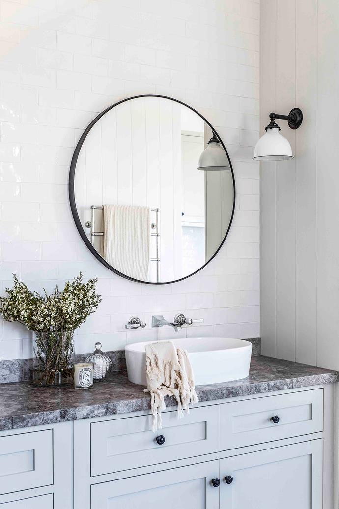 salle de bain décoration campagne chic