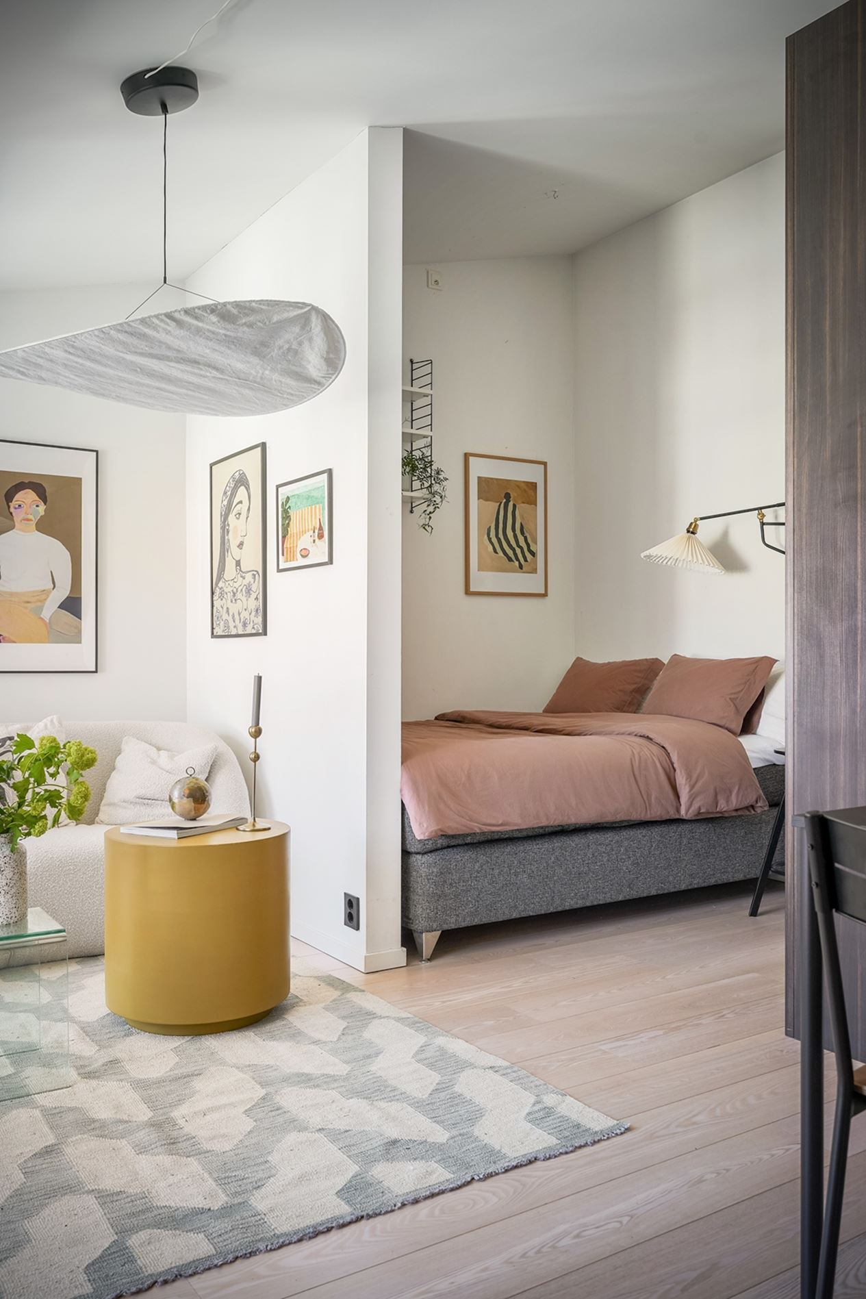 chambre dans alcôve