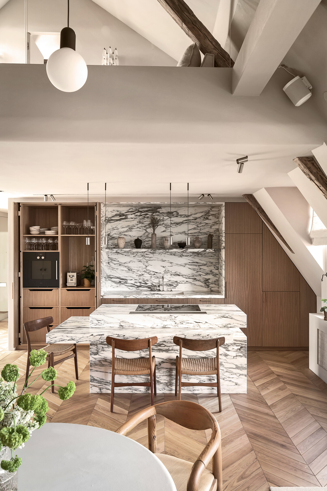 cuisine décoration design bois et marbre cuisine décoration design bois et marbre