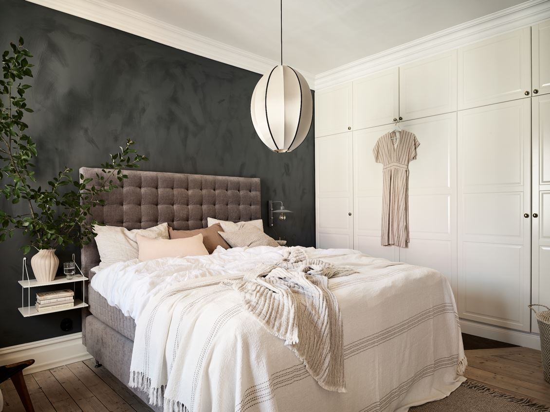 chambre mur noir décoration scandinave chambre mur noir décoration scandinave