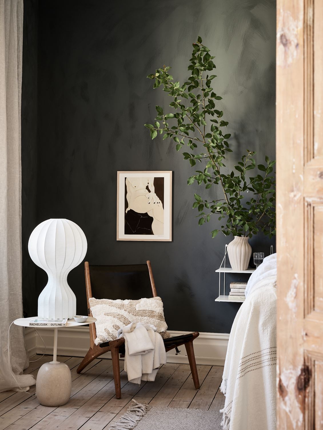 chambre mur noir décoration scandinave chambre mur noir décoration scandinave